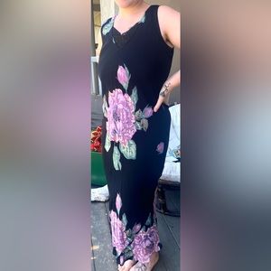 Stunning vintage floral La D’ Da dress